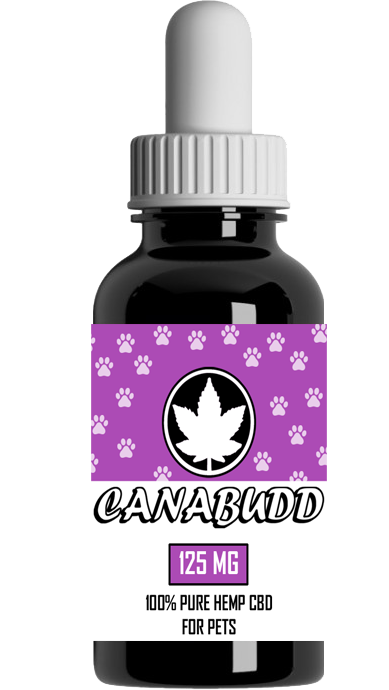Hemp CBD Pet Tincture 125mg | Calming Relief  Canabudd
