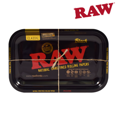 RAW Rolling Tray - Black - Medium